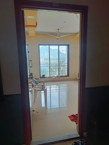 Living Room in 1 BHK Apartment at Sai Shrushti Height, Diva – for Sale
