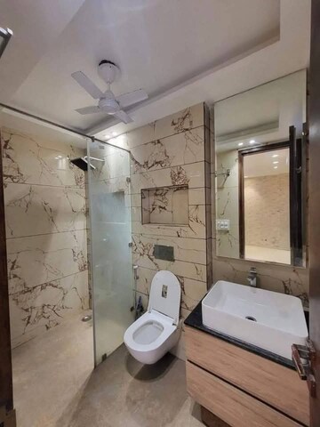 Bathroom in 3 BHK Builder Floor at Ansal API Esencia, Sector 67 – for Rent