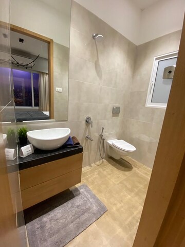 Bathroom in 1 BHK Apartment at Siddha Sky, Wadala – for Sale