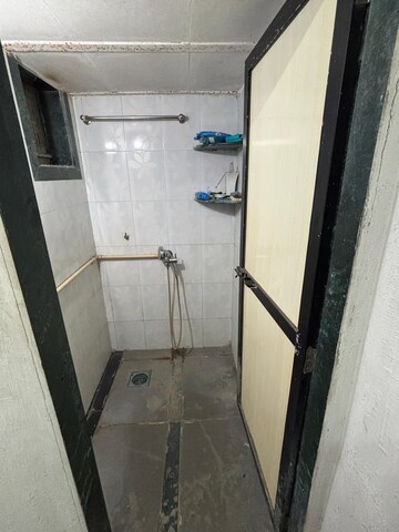 Bathroom in 2 BHK Apartment at New Satara CHS, Kopar Khairane – for Rent