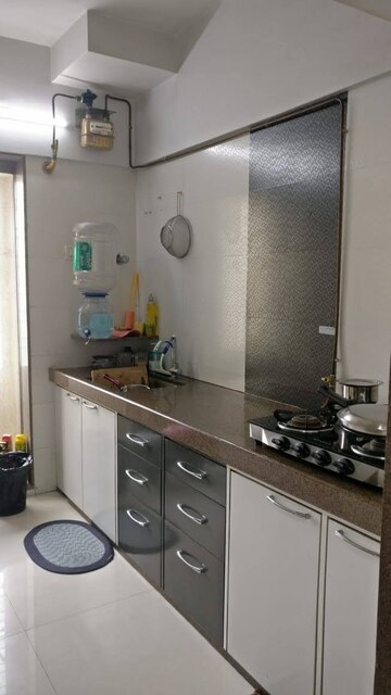 Kitchen in 3 BHK Apartment at Hiranandani Estate – for Rent