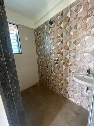Bathroom in 1 BHK Apartment at Shree Krishna Elegance, Vasai East – for Sale