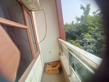 Balcony in 2 BHK Apartment at Ansal Sushant Lok I, Sector 43 – for Rent