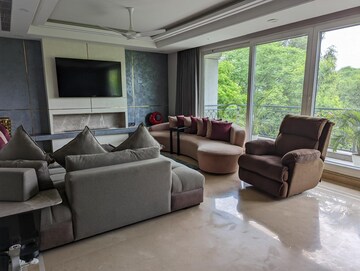 Living Room in 4 BHK Apartment at Saket – for Rent