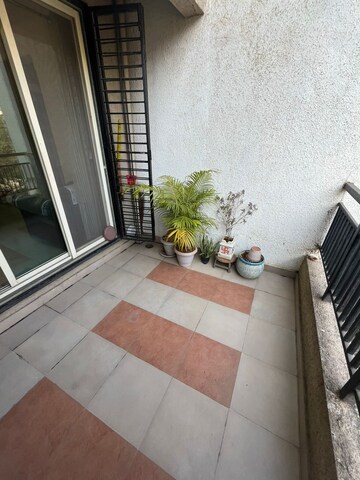 Balcony in 2 BHK Apartment at Mohan Willows, Badlapur East – for Rent