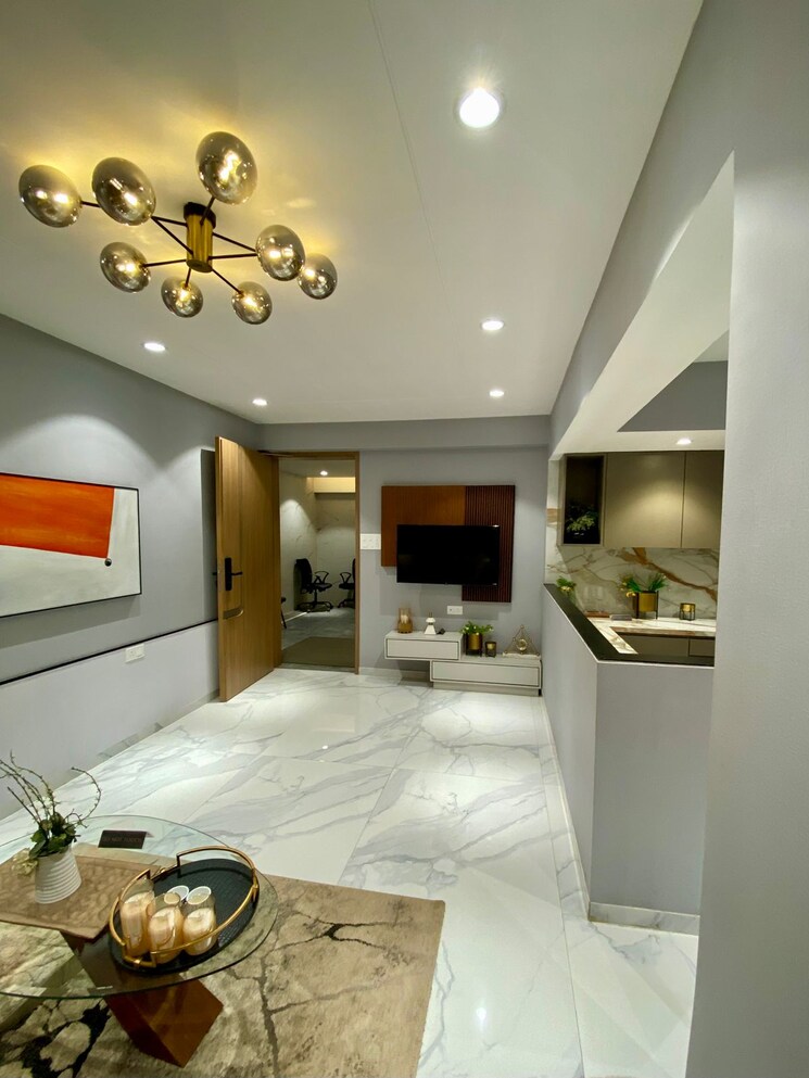 Living Room, ruparel-vivanza 1 Bedroom 427 Sq.Ft. Apartment In Byculla Mumbai 7980474