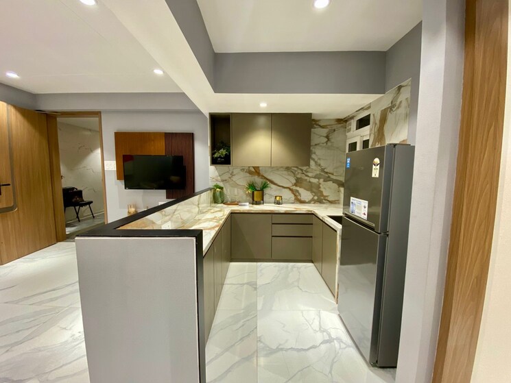 Kitchen, ruparel-vivanza 1 Bedroom 427 Sq.Ft. Apartment In Byculla Mumbai 7980474