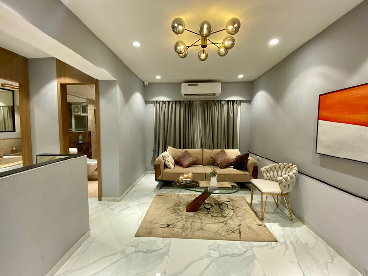 Living Room, ruparel-vivanza 1 Bedroom 427 Sq.Ft. Apartment In Byculla Mumbai 7980474