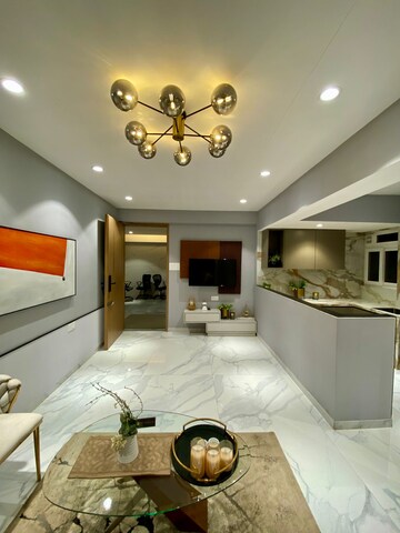 Living Room in 1 BHK Apartment at Ruparel Vivanza, Byculla – for Sale