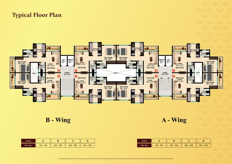 Master Plan, nest-paradise 1 Bedroom 398 Sq.Ft. Apartment In Varp Thane 7980700