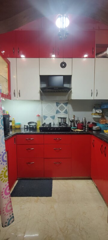 Kitchen in 3 BHK Apartment at Sector 16b Greater Noida – for Rent