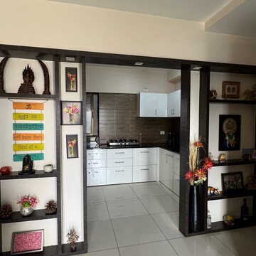 Kitchen in 3 BHK Apartment at Paranjape Blue Ridge, Bhoirwadi – for Rent