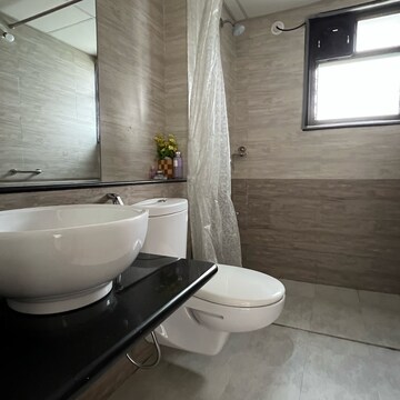 Bathroom in 3 BHK Apartment at Paranjape Blue Ridge, Bhoirwadi – for Rent