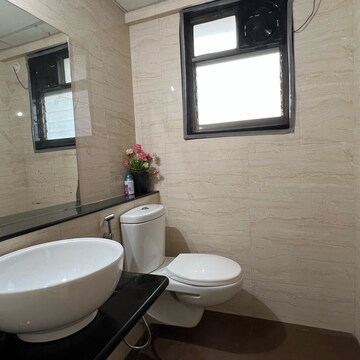 Bathroom in 3 BHK Apartment at Paranjape Blue Ridge, Bhoirwadi – for Rent