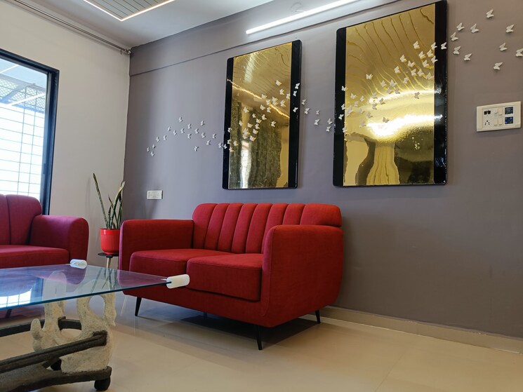 Living Room, pal 3 Bedroom 1800 Sq.Ft. Apartment In Pal Surat 7980985