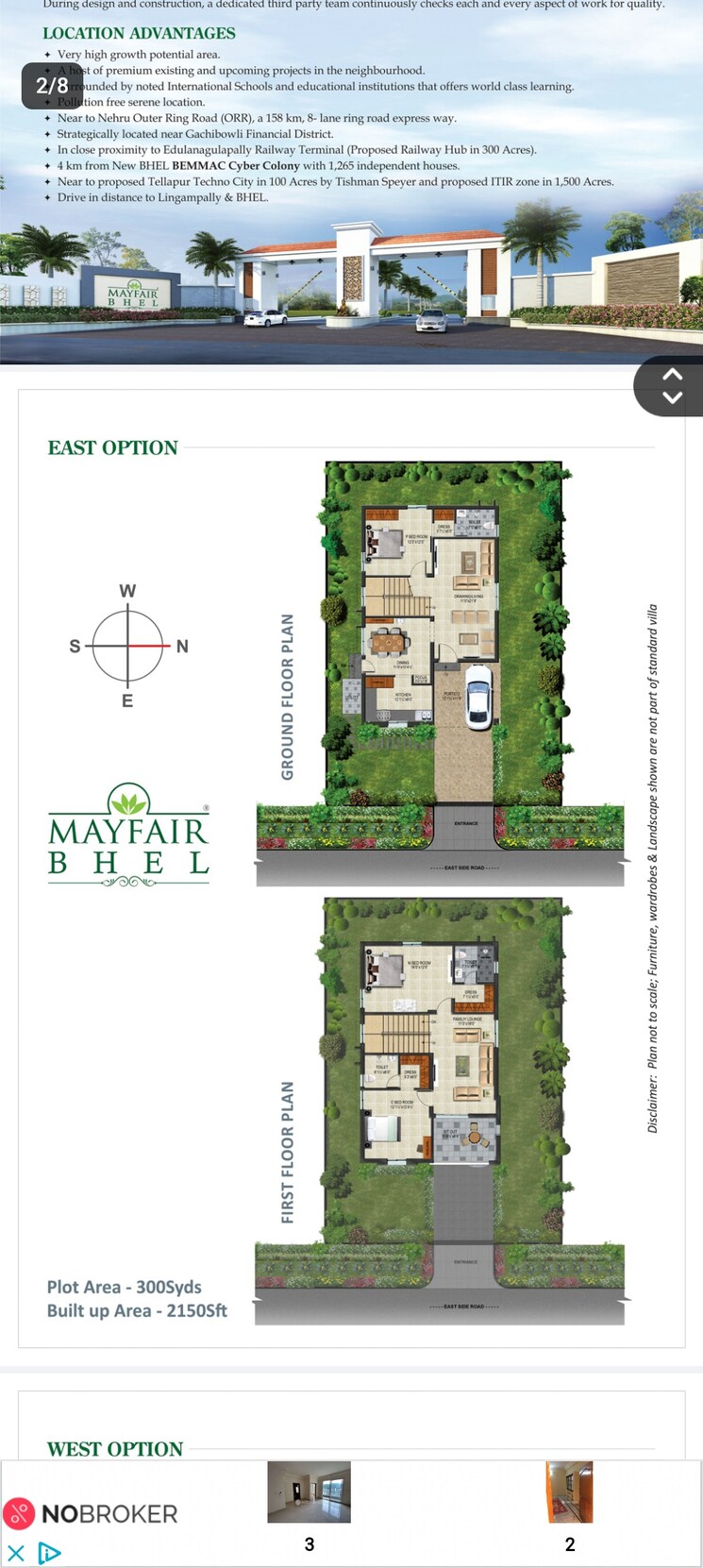 Master Plan, velmala 4 Bedroom 300 Sq.Yd. Villa In Velmala Hyderabad 7981004