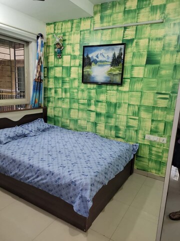 Bedroom in 2 BHK Apartment at Aakash Gagan Dream, Vasai East – for Sale