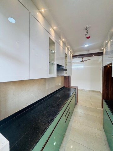 Kitchen in 3 BHK Apartment at Rishita Manhattan, Gomti Nagar – for Rent