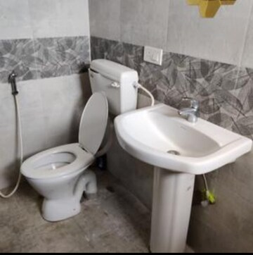 Bathroom in 2 BHK Apartment at Omega Orchid Heights, Faizabad Road – for Rent