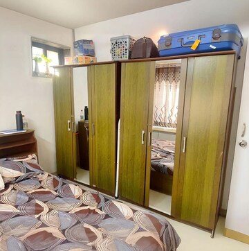 Bedroom in 1 BHK Apartment at Agarwal Vrindavan Gardens, Vasai East – for Sale