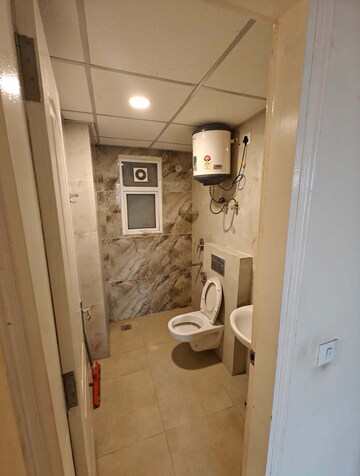 Bathroom in 3 BHK Apartment at Omaxe The Palace, Gomti Nagar – for Rent