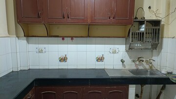 Kitchen in 3 BHK Apartment at Vasundhara Enclave – for Sale