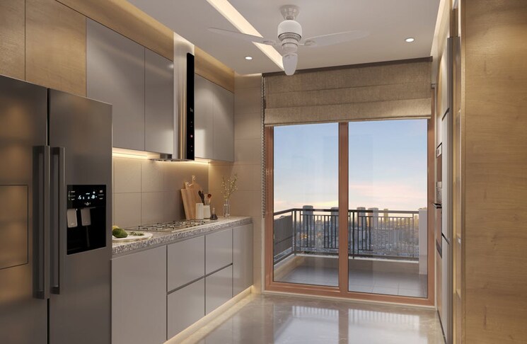 Kitchen, bramha-hues-of-sky 2 Bedroom 712 Sq.Ft. Apartment In Camp Pune 7981383