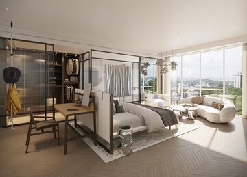 Master Bedroom in 4 BHK Apartment at Tribeca Yoo One, Nibm – for Sale