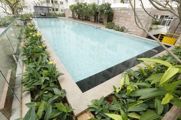 Swimming Pool in 3 BHK Apartment at DNR Atmosphere, Varthur – for Sale