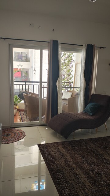 Living Room in 3 BHK Apartment at Vajram Newtown, Thanisandra Main Road – for Sale
