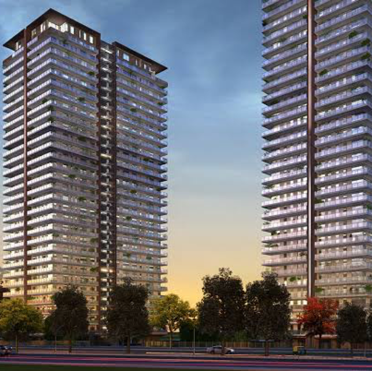 3 BHK + Servant Room Apartment For Sale in Mahindra Luminare