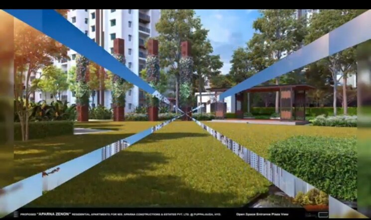 Garden, aparna-zenon 2 Bedroom 1326 Sq.Ft. Apartment In Puppalaguda Hyderabad 7981707