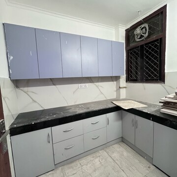 Kitchen in 3 BHK Builder Floor at Khirki Extension – for Sale