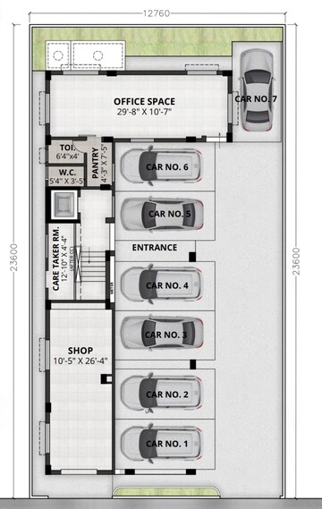 Building Lobby in 3 BHK Apartment at New Town – for Sale