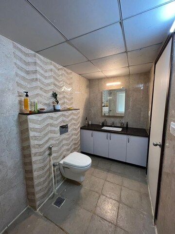 Bathroom in 3 BHK Apartment at Pashmina Waterfront, Old Madras Road – for Rent