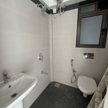 Bathroom in 1 BHK Apartment at Kalpataru Crest, Bhandup West – for Rent