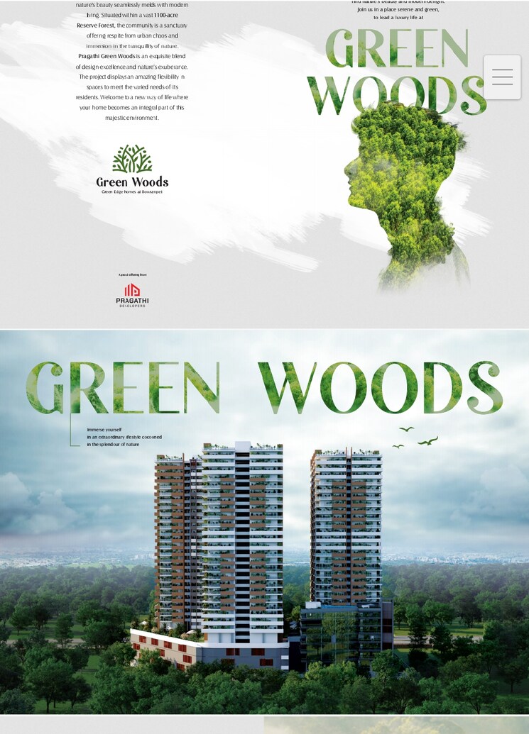Exterior View, pragathi-green-woods 2 Bedroom 1503 Sq.Ft. Apartment In Bowrampet Hyderabad 7982018