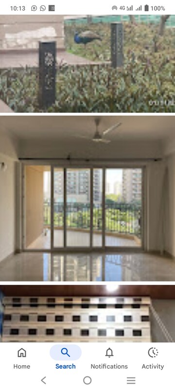 Living Room in 4 BHK Apartment at ATS Kocoon, Sector 109 – for Sale