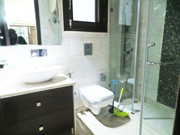 Bathroom in 3 BHK Builder Floor at Defence Colony – for Rent