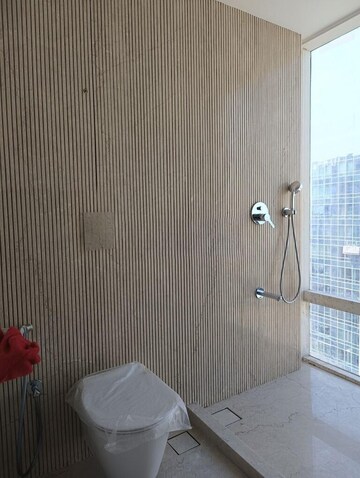 Bathroom in 3 BHK Apartment at Indiabulls Blu, Worli – for Rent