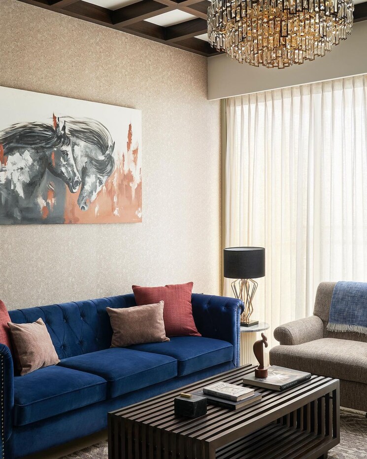 Living Room, vilas-javdekar-palladio 3 Bedroom 1018 Sq.Ft. Apartment In Tathawade Pune 7982138