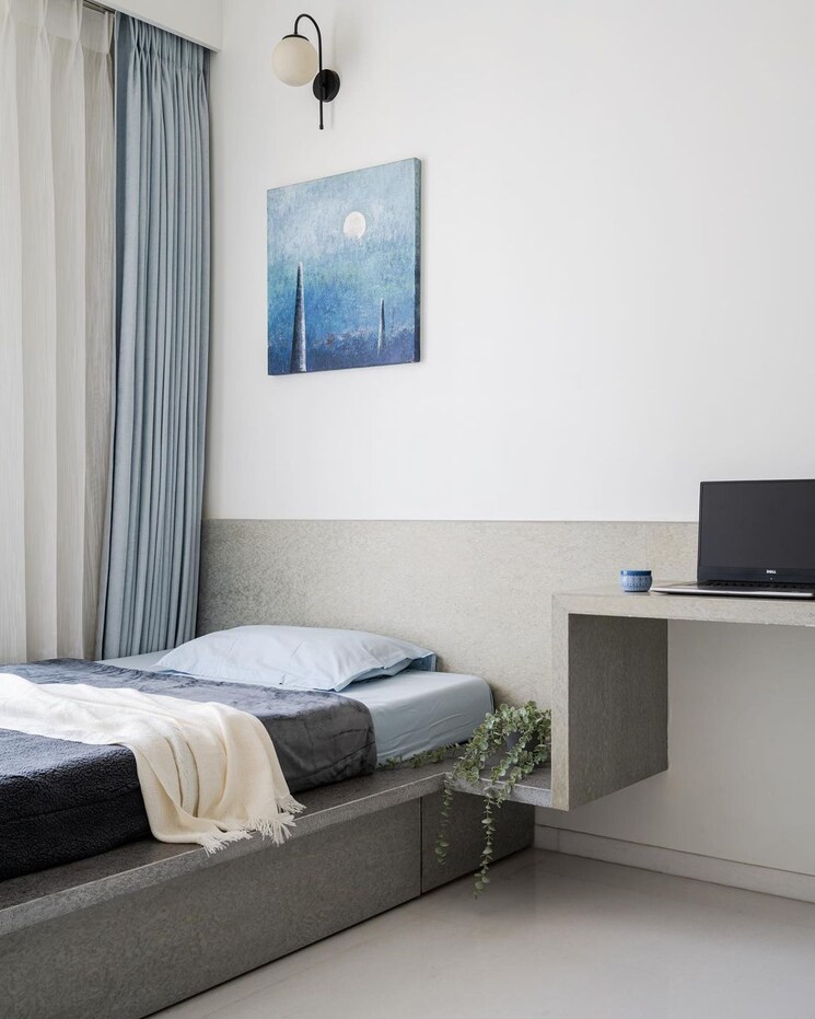 Bedroom, shanti-sentosa-serene 3 Bedroom 1040 Sq.Ft. Apartment In Tathawade Pune 7982148