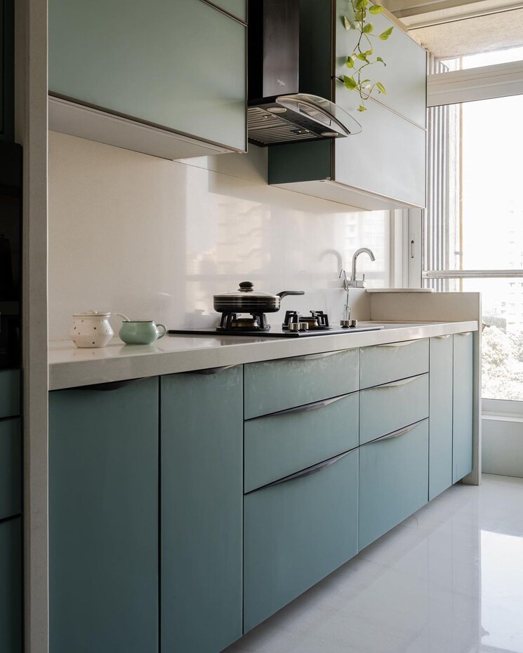 Kitchen, shanti-sentosa-serene 3 Bedroom 1040 Sq.Ft. Apartment In Tathawade Pune 7982148