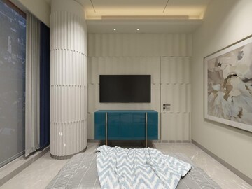 Bedroom in 3 BHK Apartment at Indiabulls Blu, Worli – for Rent