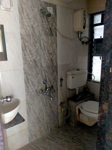 Bathroom in 1 BHK Apartment at Sumit Greendale, Virar West – for Sale