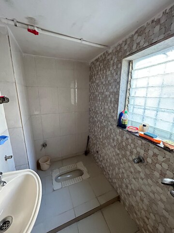 Bathroom in 2 BHK Apartment at Priyesh Heights, Virar West – for Rent