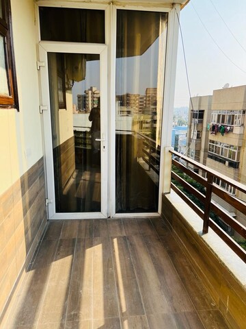 Balcony in 3 BHK Builder Floor at Sector 14 – for Rent