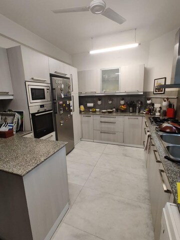 Kitchen in 4 BHK Builder Floor at Green Park – for Sale