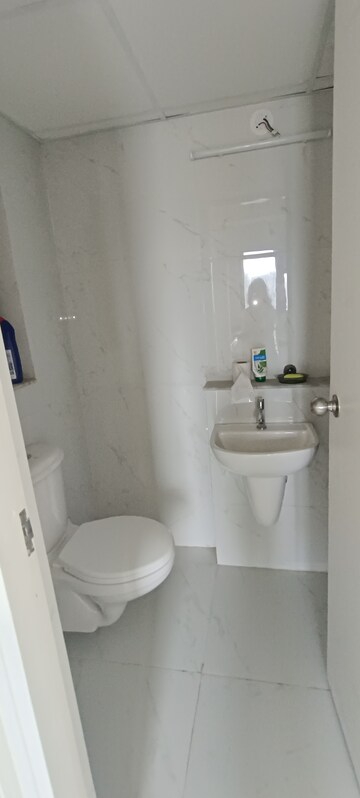 Bathroom in 1.5 BHK Apartment at Runwal Gardens, Dombivli East – for Rent