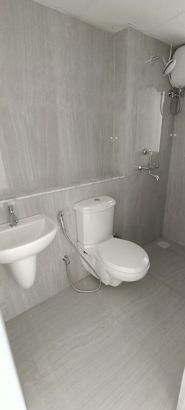 Bathroom in 1.5 BHK Apartment at Runwal Gardens, Dombivli East – for Rent